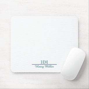 Mousepad Monograma Personalizado Montagem Personalizada Ini
