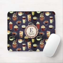 Mousepad Monograma Venti Café Fall Dark Roxo