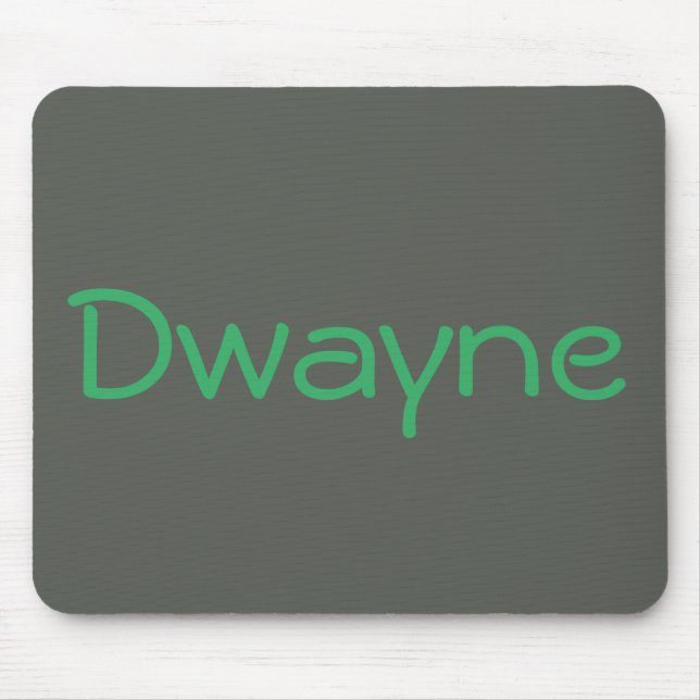 Mousepad Monogrammed verde cinzento legal personalizado (Frente)
