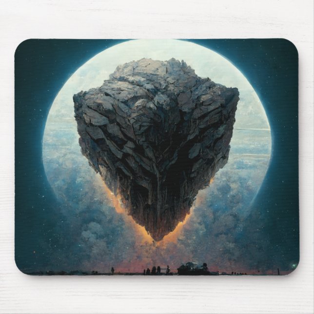 Mousepad Monolith Fantasy Sci-Fi Art (Frente)