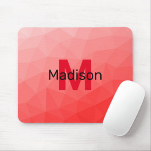 Mousepad Monomarca com padrão de malha geométrica gradiente