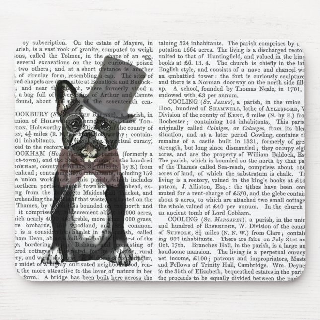 Mousepad Monsieur Bulldog 2 (Frente)