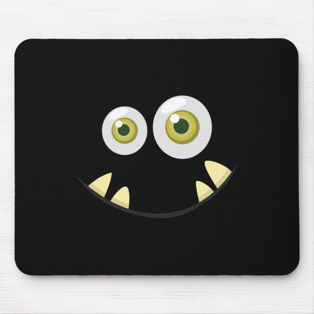 Mousepad Monster Face Halloween Ideia Assustadora (Frente)