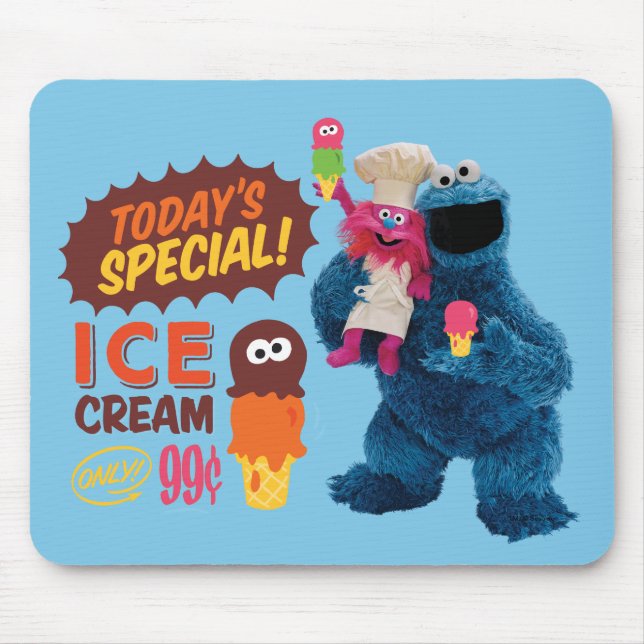 Mousepad Monster Foodies | Especial de hoje (Frente)