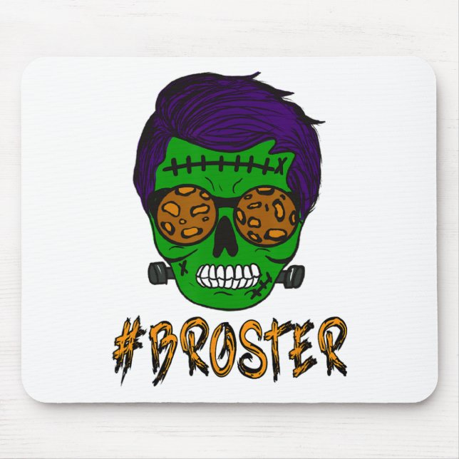 Mousepad Monster Skull Broster Brother Halloween Correspond (Frente)