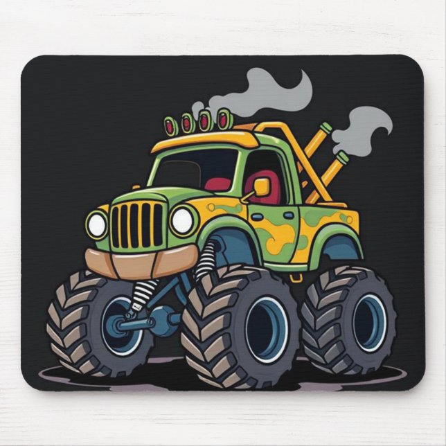 Mousepad Monster Truck com Camo Design (Frente)
