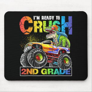 Mousepad Monster Truck Crush segundo Grau Dinossauro Novame