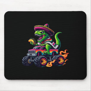 Mousepad Monster Truck Dinossaur Taco Sombrero Crianças Cin
