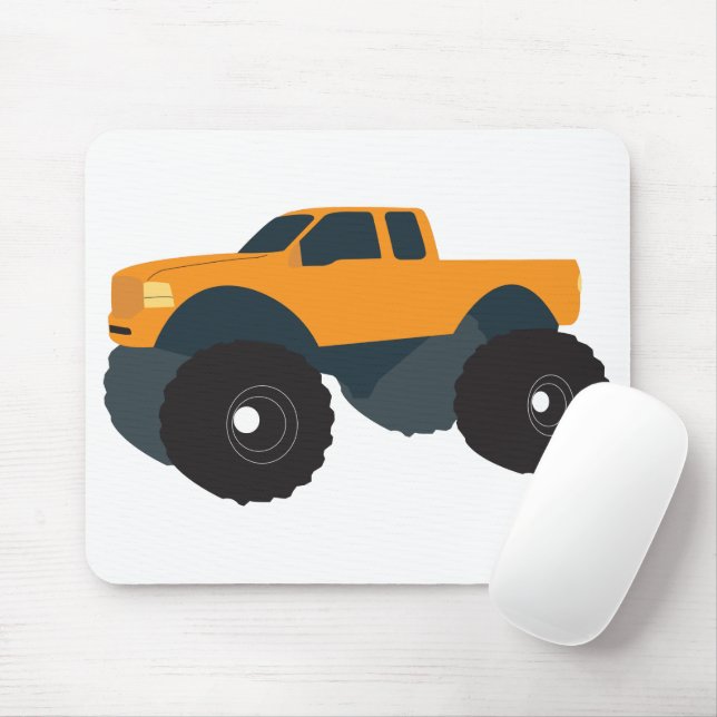 Mousepad Monster Truck Vehicle (Com mouse)