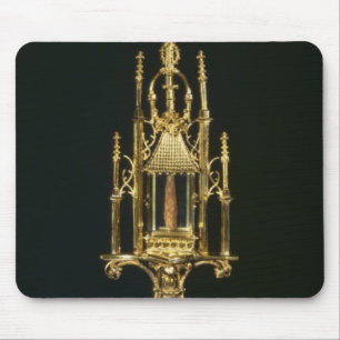 Mousepad Monstrance do relicário com parte de cruz