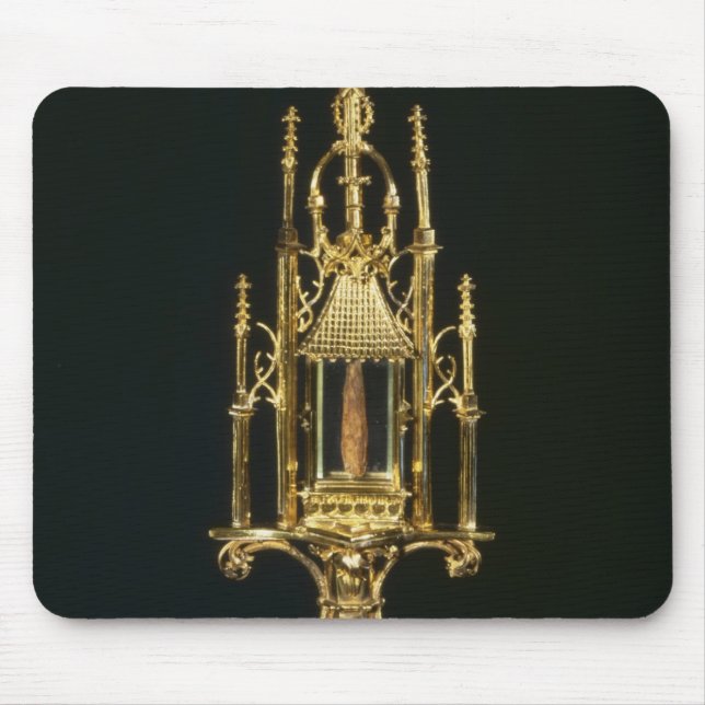 Mousepad Monstrance do relicário com parte de cruz (Frente)