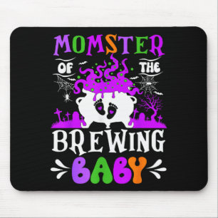 Mousepad Monstro Da Mãe Do Bebê Em Gestação No Halloween