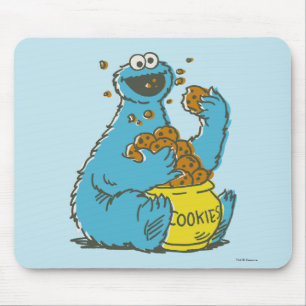 Mousepad Monstro das Bolachas Vintage