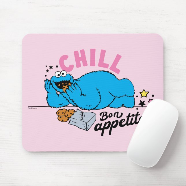 Mousepad Monstro de cookies | Chill Bon Appetite (Com mouse)