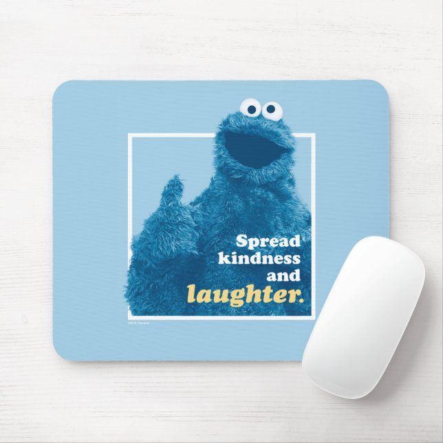 Mousepad Monstro de cookies | Espalhar gentileza e riso (Com mouse)