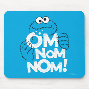 Mousepad Monstro de cookies   Om Nom Nom!