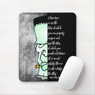 Mousepad Monstro de Frankenstein, Shelley Love & Rage Cote
