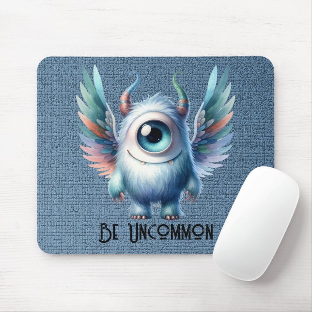 Mousepad Monstro De Um Olho Não É Comum - Personalizado (Com mouse)