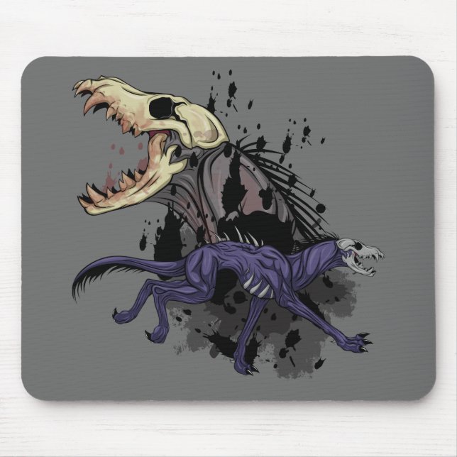 Mousepad Monstro em Execução (Frente)
