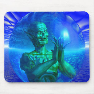 Mousepad Monstro em uma Bolha