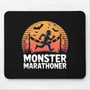 Mousepad Monstro Maratonista Halloween Mummy Runner