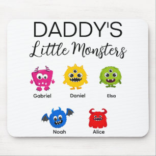 Mousepad Monstro pequeno do Pai Dia de as Bruxas engraçado
