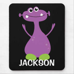 Mousepad monstro personalizado para crianças
