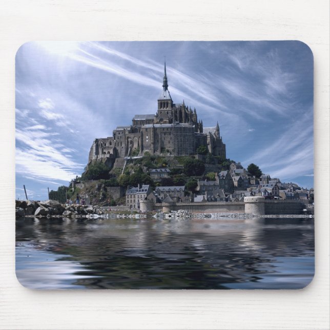 Mousepad Mont Rua Michel Church Normandy (Frente)