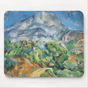 Mousepad Mont Sainte Victoire Acima De Tholonet, Paul Cezan