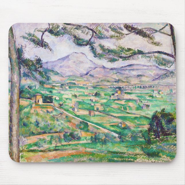 Mousepad Mont Sainte-Victoire, Paul Cezanne (Frente)