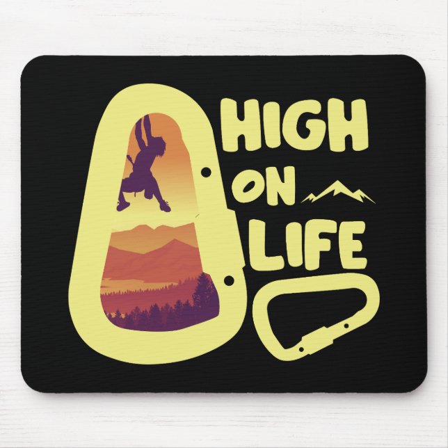 Mousepad Montagem de alpinistas (Frente)