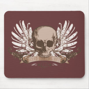 Mousepad Montagem do crânio - bronze
