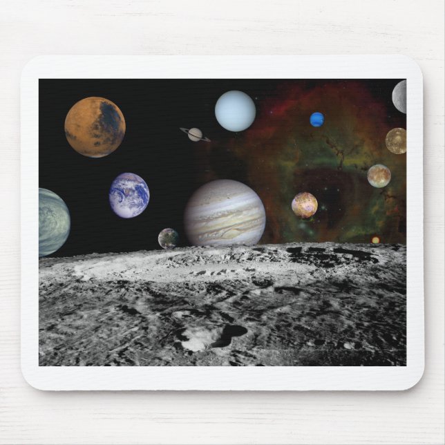 Mousepad montagem do espaço (Frente)