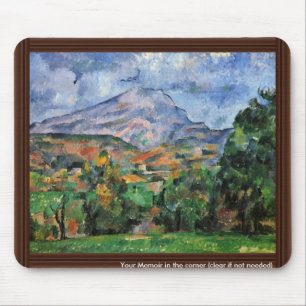Mousepad Montagne Sainte-Victoire por Paul Cézanne