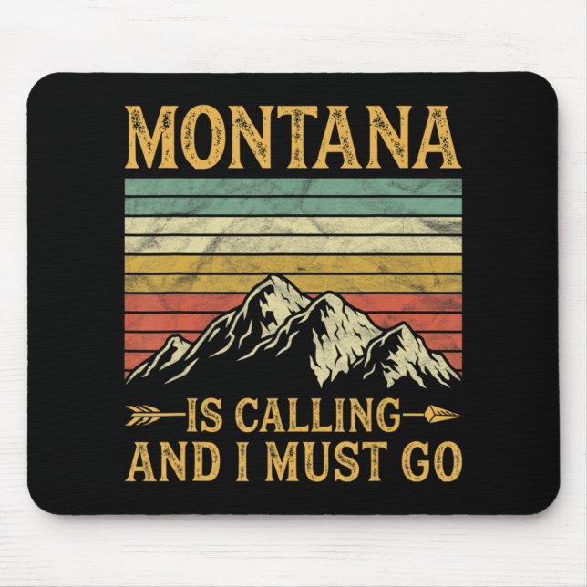Mousepad Montana Está Ligando E Eu Preciso Ir (Frente)