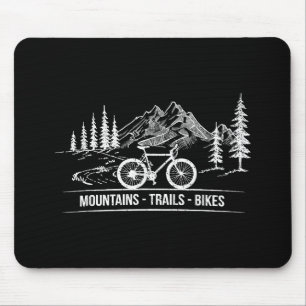 Mousepad Montanha - Bicicleta de bicicleta de bicicleta