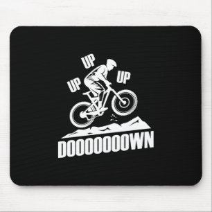 Mousepad Montanha Bicicleta Em Cima