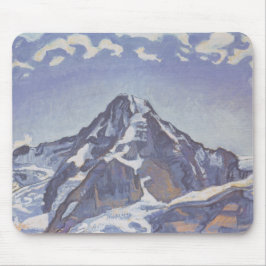 Mousepad Montanha Monge Com Nuvens (Ferdinand Hodler)