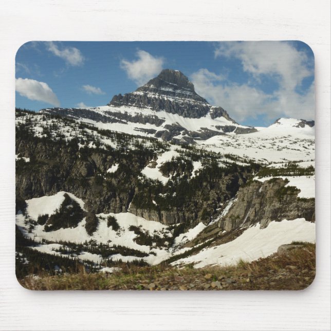 Mousepad Montanha Reynolds desde Logan Pass no Glacier Park (Frente)