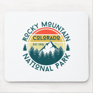 Mousepad Montanha Rochosa Colorado Natureza Caminhada Ao Ar