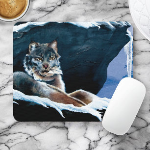 Mousepad Montanha Winter Lynx