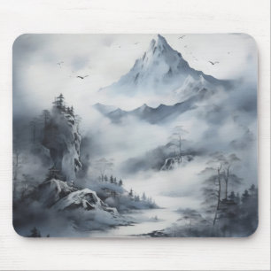 Mousepad Montanhas cinzas Mist