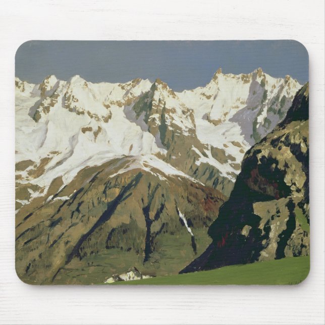 Mousepad Montanhas de Mont Blanc, 1897 (Frente)