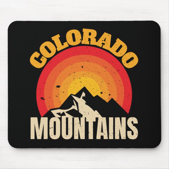 Mousepad Montanhas do Colorado (Frente)