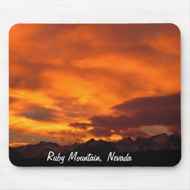 Mousepad Montanhas do rubi, Nevada (Frente)