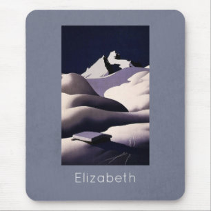 Mousepad Montanhas e Colinas de neve no inverno