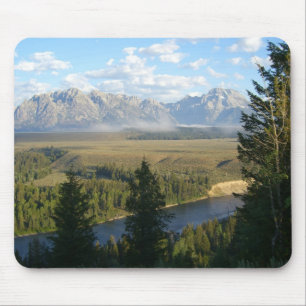 Mousepad Montanhas e Rio Jackson Hole