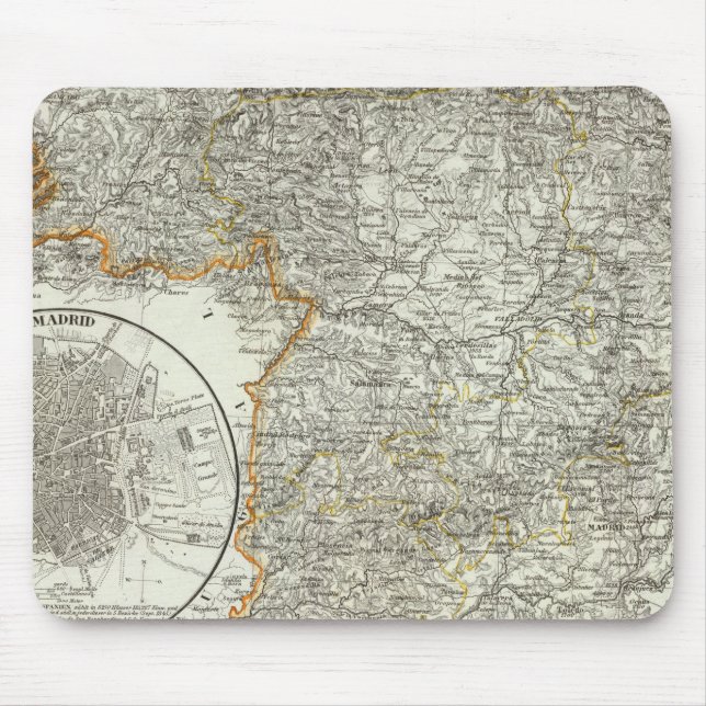 Mousepad Montanhas e rios de Madrid (Frente)