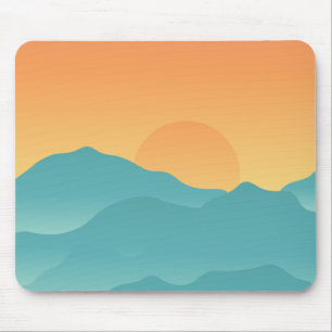 Mousepad Montanhas e Sol