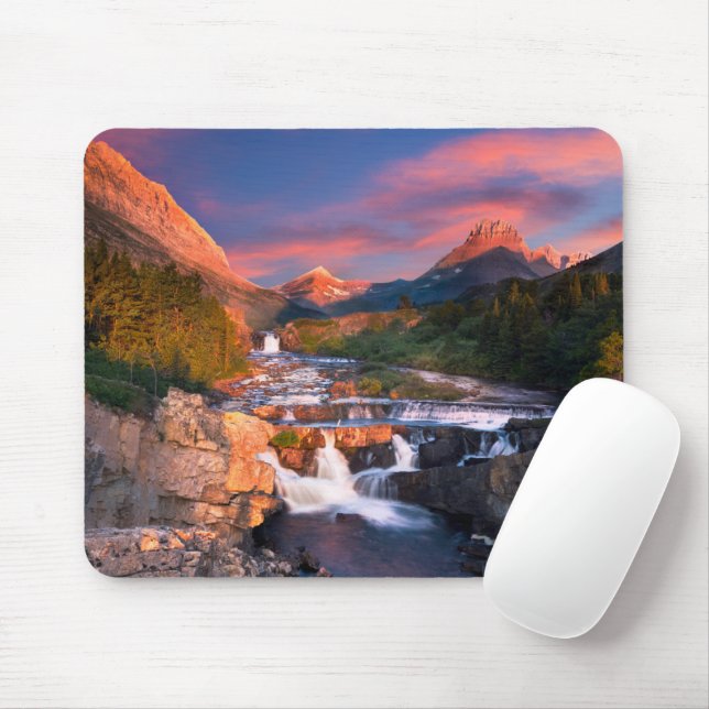 Mousepad Montanhas | Glacier National Park, Montana (Com mouse)